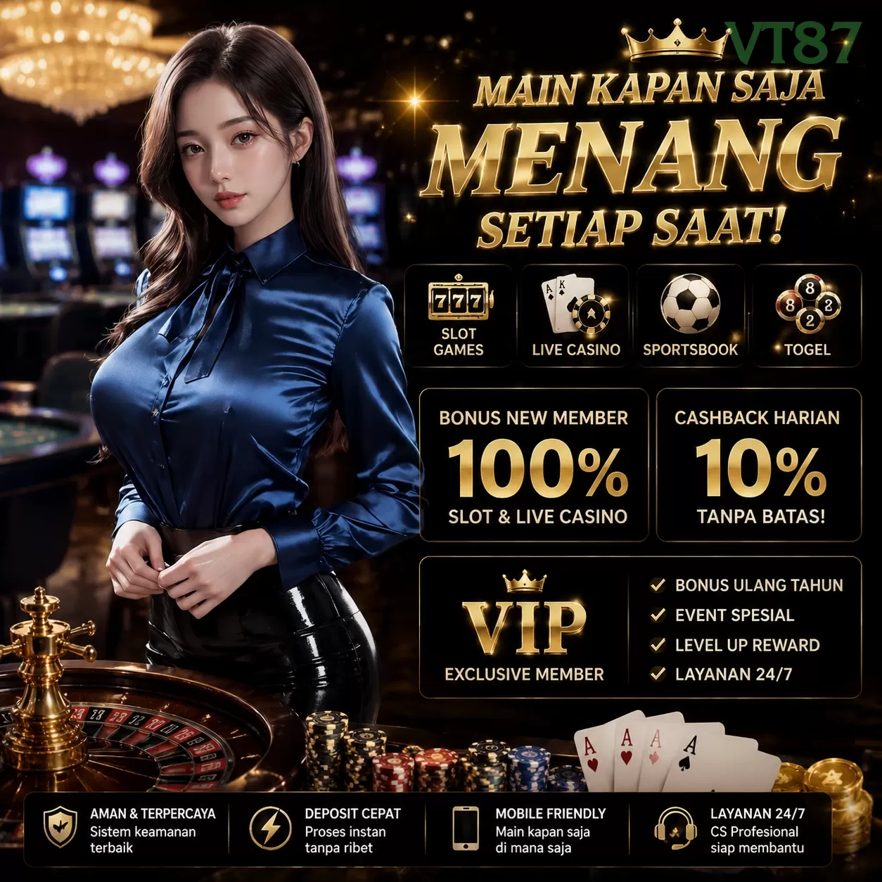 Main vt87q Menang Jackpot Besar